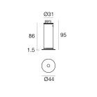 LINEA LIGHT - Downlights | 1 x powerLED 4 W DC 350 mA