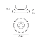 LINEA LIGHT - Downlights | 100-264 V | 1 arrayLED 17.5 W DC 500 mA