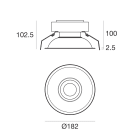 LINEA LIGHT - Downlights | 100-240 V | 1 arrayLED 24.5 W DC 700 mA