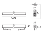 LINEA LIGHT - Elementi lineari | 225 topLED 15 W DC 48 V