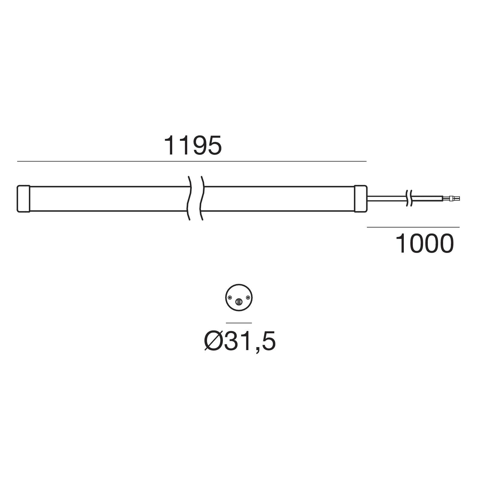 LINEA LIGHT - Elementi lineari | 198-264 V AC /176-276 V DC | 84 topLED 20 W DC - 22 W AC