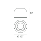 LINEA LIGHT - Plafone | 220-240 V | 1 arrayLED 9 W DC - 11 W AC