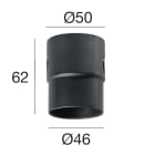 LINEA LIGHT - CONTROCASSA X LED D.50X62 FO.43 PVC