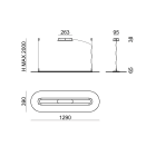 LINEA LIGHT - Sospensione | 220-240 V | 3 topLED 41 W DC - 47 W AC
