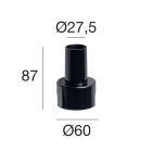 LINEA LIGHT - CONTROCASSA PVC D.60X87 FO.28