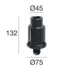 LINEA LIGHT - CONTROCASSA PVC X PISCINA D.75+KIT