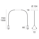 LINEA LIGHT - SET ALIM.SOF.(R)300SYST.2C.NERO