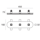 LINEA LIGHT - Downlights | 220-240 V | 3 x powerLED 20 W DC - 23 W AC