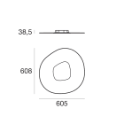 LINEA LIGHT - Lampada a parete - Plafone | 198-264 V | 112 topLED 35 W DC - 38 W AC