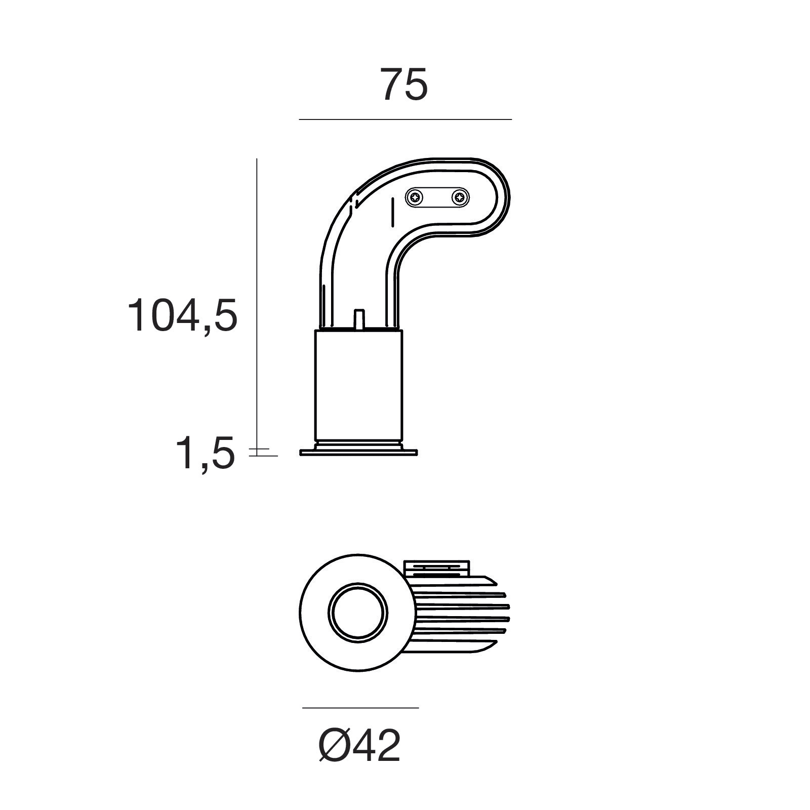 LINEA LIGHT - Downlights | 1 x powerLED 6 W DC 500 mA