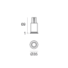 LINEA LIGHT - Downlights | 1 x powerLED 2 W DC 630 mA
