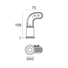 LINEA LIGHT - Downlights | 1 x powerLED 6 W DC 500 mA
