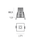 LINEA LIGHT - Downlights | 1 x powerLED 8 W DC 700 mA
