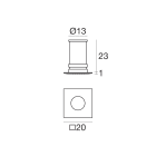 LINEA LIGHT - Downlights | 1 x powerLED 1 W DC 350 mA