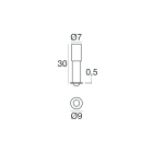 LINEA LIGHT - Downlights | 1 x 5mmLED 0.5 W DC 24 V