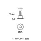 LINEA LIGHT - Downlights | 1 x powerLED 2 W DC 630 mA