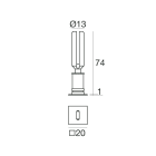 LINEA LIGHT - Lampada a parete - Step Lights | 1 x powerLED 1.5 W DC 500 mA
