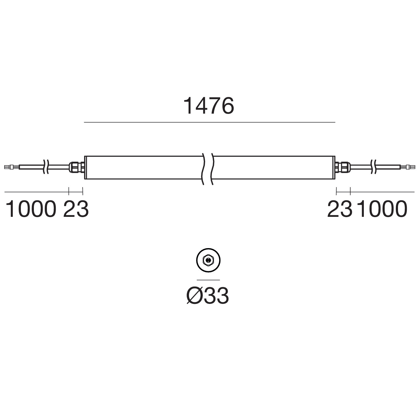 LINEA LIGHT - Elementi lineari - Illuminazione Industriale | 90-264 V | 144 topLED 37 W DC - 40.5 W AC