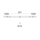 LINEA LIGHT - Elementi lineari | 198-264 V | 20 topLED 4.5 W DC - 5.2 W AC