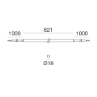 LINEA LIGHT - Elementi lineari | 198-264 V | 40 topLED 7.5 W DC - 8.5 W AC