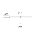 LINEA LIGHT - Elementi lineari | 198-264 V | 60 topLED 9 W DC - 10.5 W AC