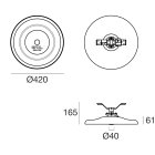 LINEA LIGHT - Sospensione | 198-264 V | 9 x powerLEDs 64 W DC - 71 W AC
