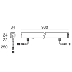 LINEA LIGHT - Elementi lineari | 90-305 V | 9 x powerLEDs 18 W DC - 20 W AC