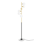 LINEA LIGHT - GALASSIA TERRA 6L OTTONE DOR/MARMO