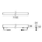 LINEA LIGHT - Elementi lineari | 90-264 V | 24 x powerLED 17.3 W DC - 19.4 W AC