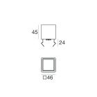 LINEA LIGHT - CONCENTRICA-Q 13 Q.42 SING.ANEL.VB