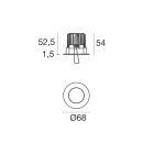 LINEA LIGHT - Downlights | 1 arrayLED 6.5 W DC 700 mA