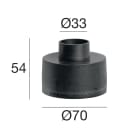 LINEA LIGHT - CONTROCASSA X ART.SUB D.70X71