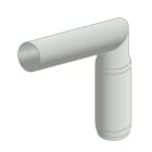 LINEA LIGHT - Single 15 angled arm - Diameter 60mm for conical or tapered pole - Light Gray