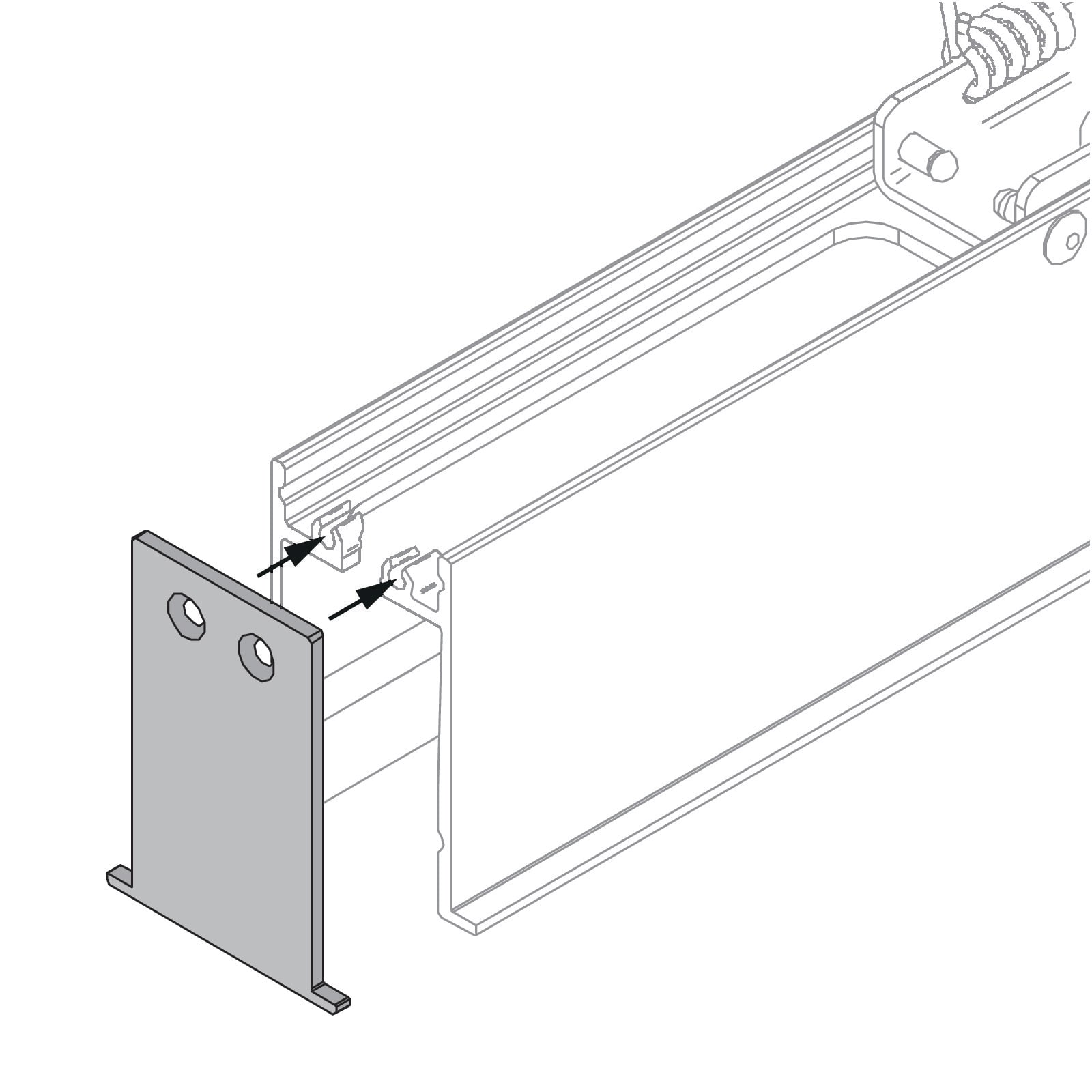 LINEA LIGHT - ACCESS.TAPPO CONTR C/ALETTE CARTONG