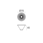 LINEA LIGHT - ACCESSORE LENTE 60 X 35W