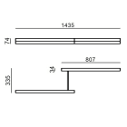 LINEA LIGHT - Sistemi | 198-264 V | 672 topLED 54 W DC - 58 W AC