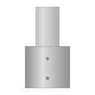 LINEA LIGHT - Reducer for conical or tapered pole - Diameter 120 mm - Light Gray