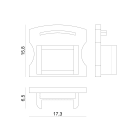 LINEA LIGHT - KIT TAPPI RIVE_17/16 2PZ GRIGI