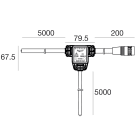 LINEA LIGHT - ALLinONE splitter power/DMX signal - Start splitter