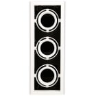 LINEA LIGHT - Swivelling recessed casing Illuminator - 3 sources - White