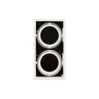 LINEA LIGHT - Swivelling recessed casing Illuminator - 2 sources - White