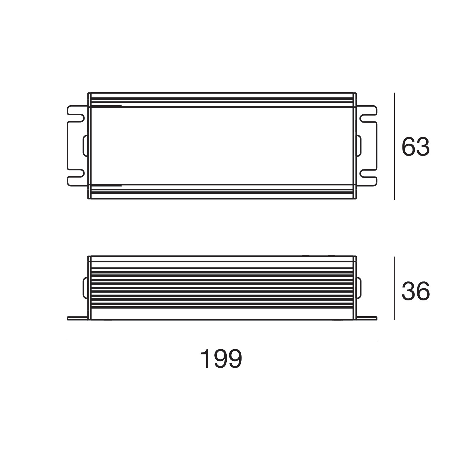 LINEA LIGHT - Stormshield - 0/1-10V Driver -90 W DC topLED - 2.28A 37V
