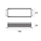 LINEA LIGHT - Stormshield - 0/1-10V Driver -90 W DC topLED - 2.28A 37V