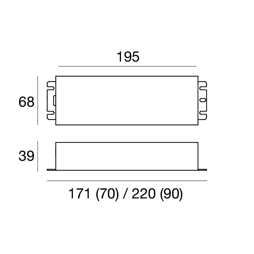 LINEA LIGHT - Stormshield - DALI Driver - 90 W DC topLED - 2.28A 37V