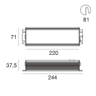 LINEA LIGHT - Stormshield - On/Off Driver 240W - 24V DC 10A