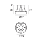 LINEA LIGHT - CONTR.Q73 KIT ANTIV.XORMA C/VITI 4W