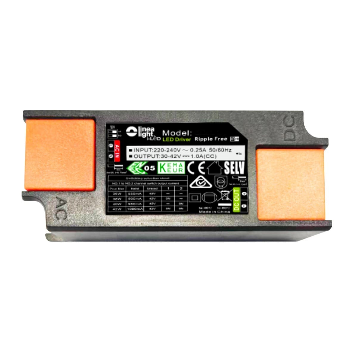 LINEA LIGHT - Timeo_1D | On/Off Driver 18-32W 600-750mA