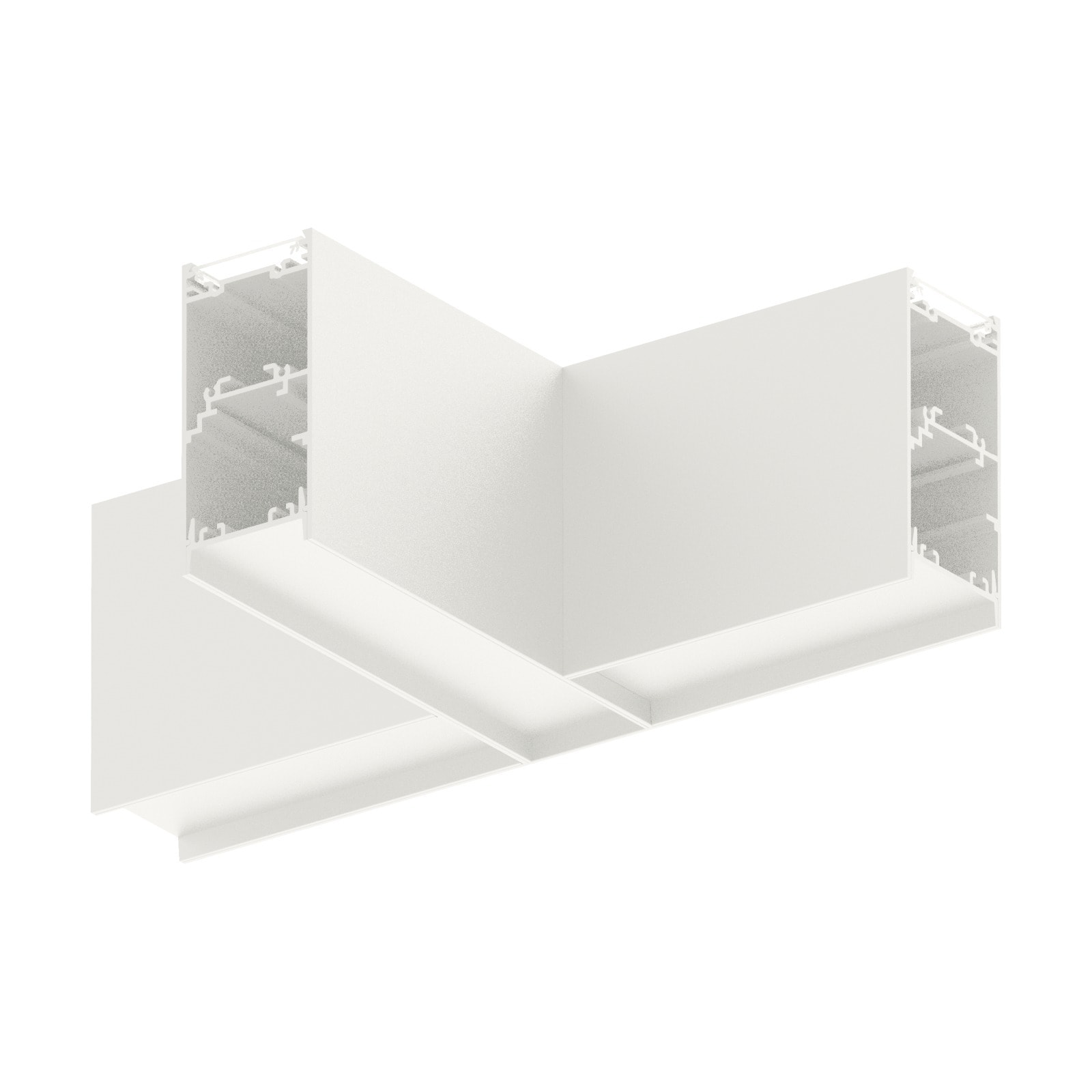 LINEA LIGHT - T shaped junction element for Modus suspension - White