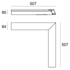 LINEA LIGHT - DIRIGO CUT-OFF CURVA-IN 500X500 GG