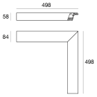 LINEA LIGHT - DIRIGO CUT-OFF CURVA-OUT 500X500 GG